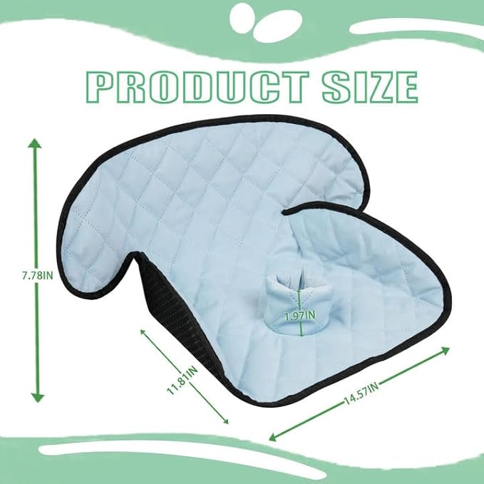 MOOB Waterproof Car Seat Protector - Potty Training Liner for Baby & Toddler, Machine Washable Piddle Pad with Anti-Slip Backing, Universal Fit for Infant Car Seat & Stroller (Blue)