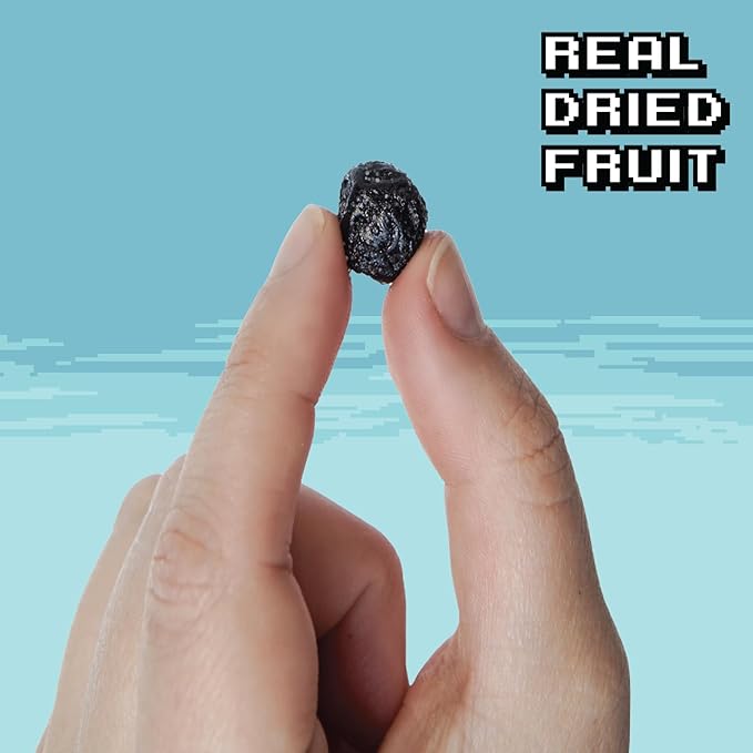 Final Boss Sour Candy, Sour Blueberries, 10 Pack, Level 1, Fruit Chews with Real Dried Fruit, No Artificial Colors or Flavors, Low Calorie Snack for Kids, Teens, Adults, Lunch Boxes & On The Go
