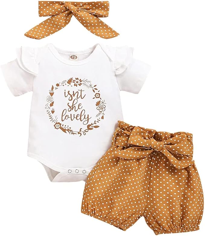 Baby Girl Clothes Infant Newborn Girl Outfits Summer Clothes Romper Short