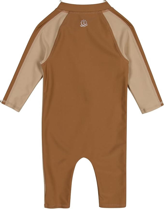 SwimZip Boys' Long-Sleeve UPF 50+ Swimsuit for Baby, Toddler, & Little Boys