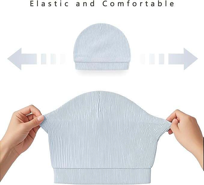 Baby Girls Boys Hats Mittens and Socks Set Cotton Infant Caps Newborn Soft Gloves 0-6 Months