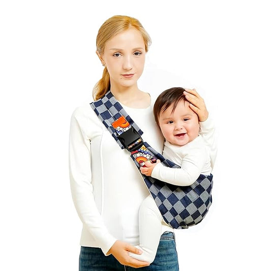 Baby Sling Carrier,Baby Sling,Toddler Carrier,Adjustable and Non-Slip Hip Seat Carriers Carrying 10-30 lbs(Square)