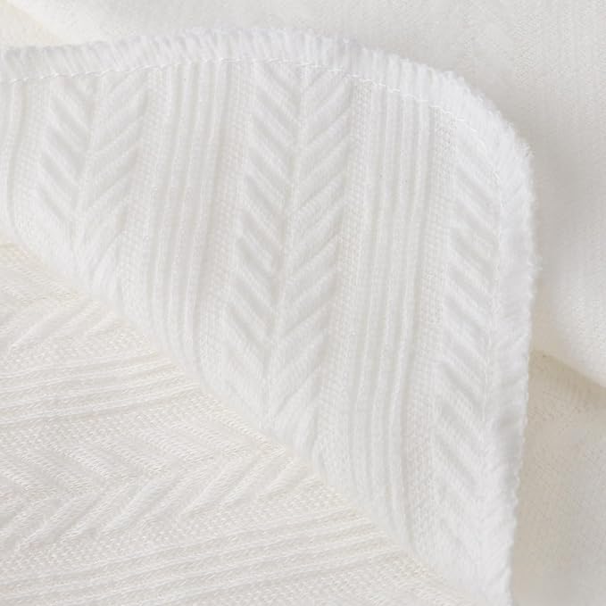 Newborn Receiving Blanket with Bow Hat Mittens Wooden Card Set Wheat-Pattern Newborns Toddler Baby Boy Girl Nursery Swaddle Wrap