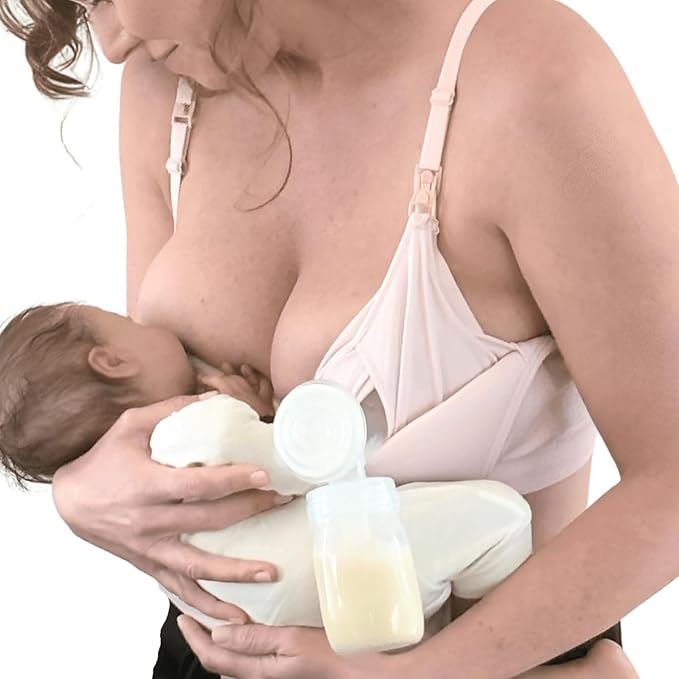 Supermom Hands Free Pumping and Nursing Bra - Hands Free Nursing Bra for Pumping - Breastfeeding Bras for Women