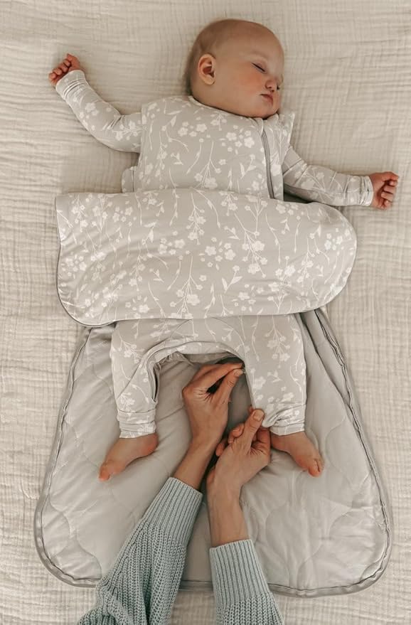 GUNAMUNA günamüna Unisex Baby, Toddler Wearable Blanket, Sleeping Bag Bamboo Rayon, Sleep Sack with Diaper Zipper, 1.0 TOG