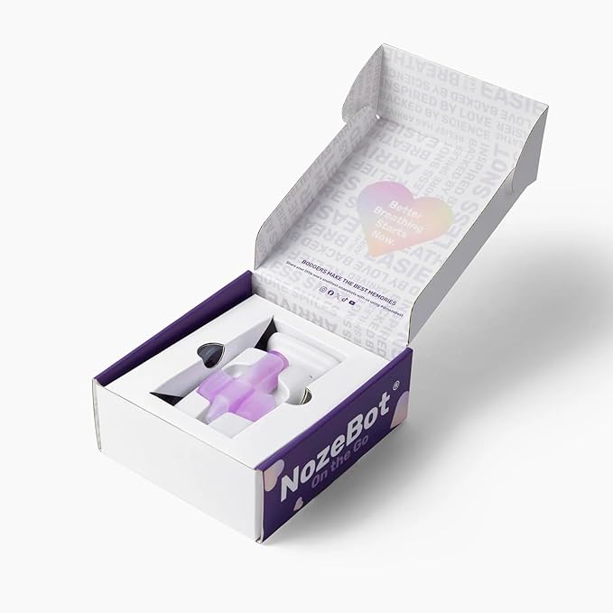 Dr. Noze Best NozeBot On The Go Nasal Aspirator - Pediatric ENT Designed Electric Nose Sucker for Babies and Toddlers, Portable and Easy to Clean, Battery Powered Relief for Mild Congestion