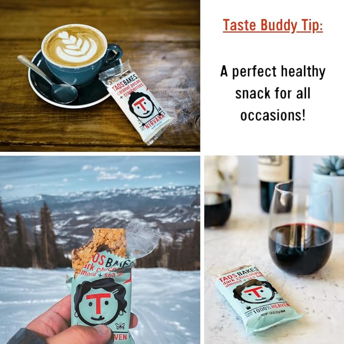 Taos Bakes - Variety Pack - Breakfast Bars - High Protein and High Fiber packed Granola Bars - Gluten Free & Non-GMO - Healthy Snacks for Adults & Kids – Trail Mix Bars - 12 Pack, 1.8oz ea