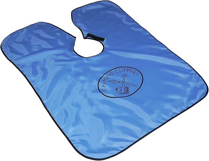 CALMING CLIPPER® - The Silent, Gentle Haircutting Kit for Children with Autism and Sensory Sensitivity - Includes Barber Cape (20pcs Left Handed)