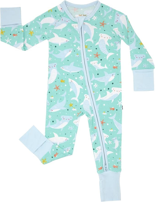 Little Sleepies Pajamas for Baby Boys & Girls, Viscose from Bamboo Baby Pajamas, Preemie & Newborn Sleepers, 2-Way Zipper PJs