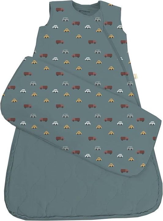 GUNAMUNA günamüna Unisex Baby, Toddler Wearable Blanket, Sleeping Bag Bamboo Rayon, Sleep Sack with Diaper Zipper, 1.0 TOG