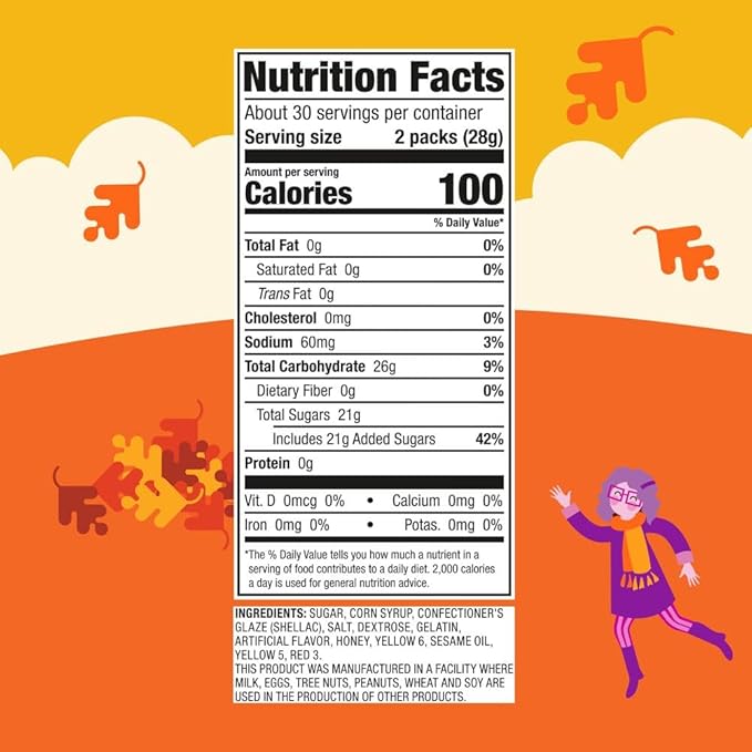 Brach's Classic Candy Corn Trick or Treat Packs, 60 Mini Pouches