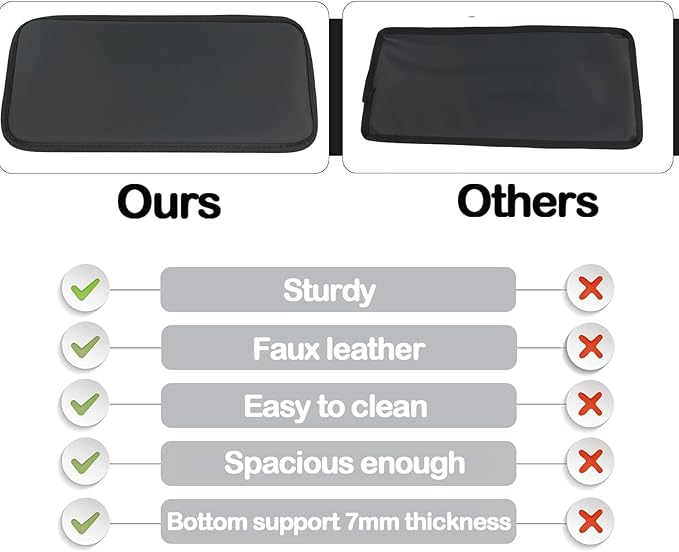 Stroller Snacks Tray for Wonderfold Wagon W Series Accessories Waterproof Kids Toy Placement Faux Leather Sides for Eating and 4 Kid’s Cup Holder (W4 Series)