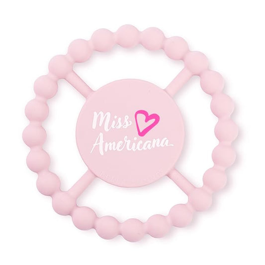 Baby Teether by Bella Tunno, Silicone Teethers for Babies 3-6 Months, 6-12 Months, Baby Toys, Pacifier, Teething Relief, Boys, Girls, Miss Americana