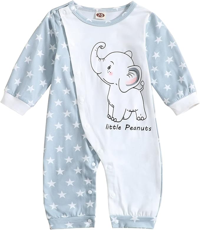 Cute Giraffe + Zebra With Floral Print Long Sleeve Baby Girl Clothes White Jumpsuit For Baby One-Piece Romper