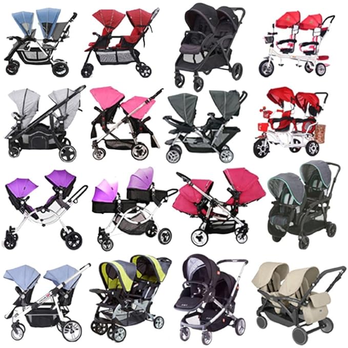 Weather Shield Double Stroller Rain Cover Twin Tandem Universal Size Baby Toddler Wind Shield Deal Popular Accessories Waterproof Windproof Travel Insect Protector (QH)