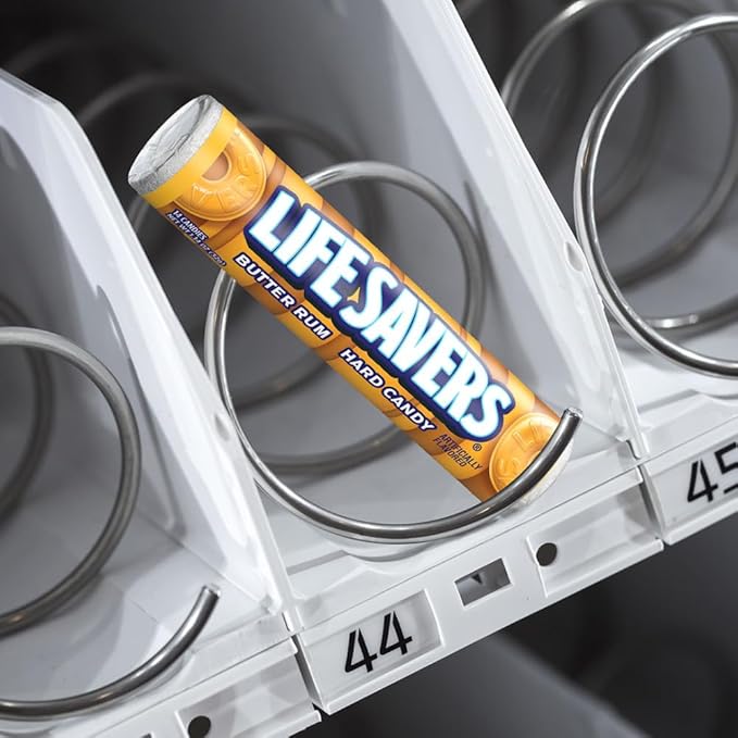 LIFE SAVERS Butter Rum Hard Candy Bulk, 1.14 ounce (20 Single Packs)