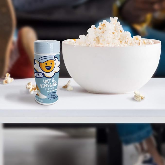 Kernel Season's Salt & Vinegar Popcorn Seasoning, 2.85 Ounce (Pack of 6)