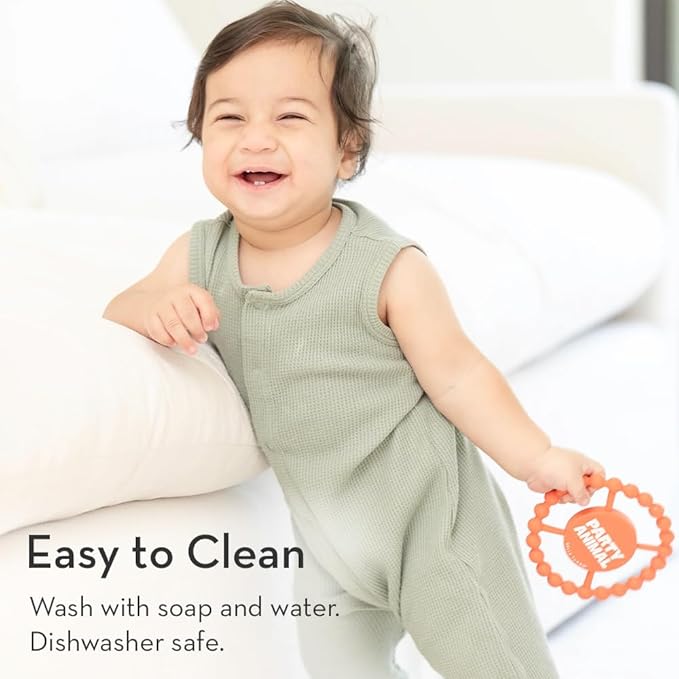 Baby Teether by Bella Tunno, Silicone Teethers for Babies 3-6 Months, 6-12 Months, Baby Toys, Pacifier, Teething Relief, Boys, Girls, It's Me Hi