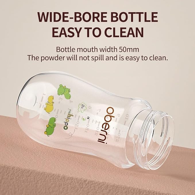 Baby Bottles, Weighted Straw Toddler Milk Bottles with Non-Slip Handle, Size + Variable Fast Flow, 12+ Months, BPA-Free, Blue/1Pack/9oz