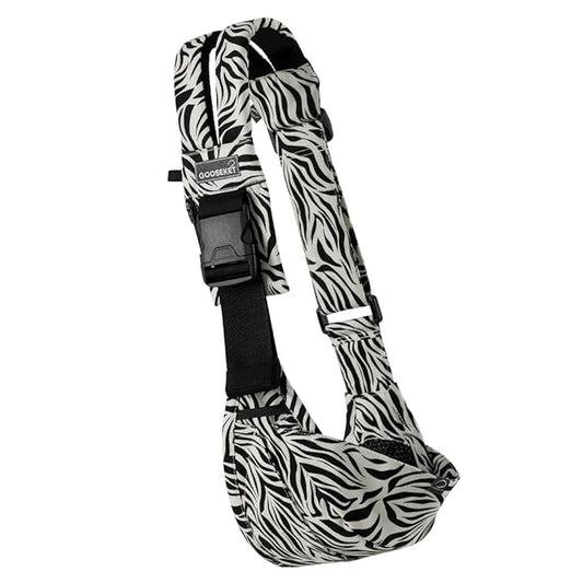 GOOSEKET 365 Toddler Carrier, 100% Cotton, Lightweight, Easy-to-USE, Portable, Suitable from 6-48 Months, Supports UP to 44LBS (Zebra)