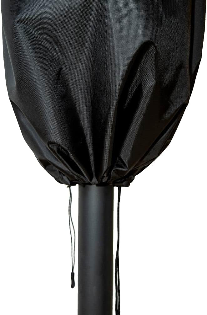 Patio Umbrella Cover for 12FT to 14FT Offset Umbrella, Water Resistant, Curved Cantilever and Straight Pole Parasol Outdoor Umbrellas Cover with Zipper and Rod