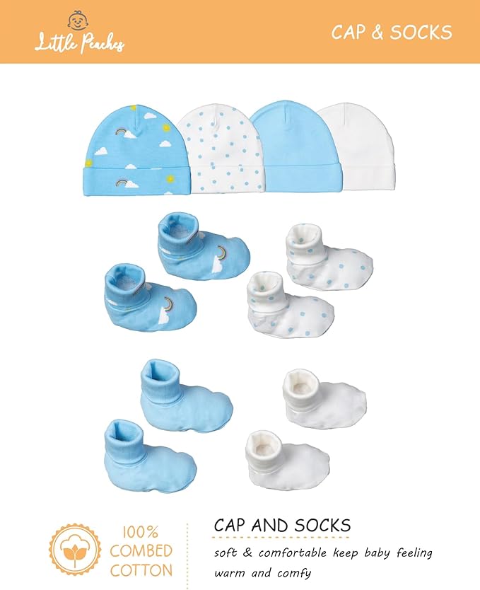 Baby Girl Clothes - Layette Gift Set for Baby Boys, Fits 0 to 3 Months Baby,Newborn Clothes & Accessories Set