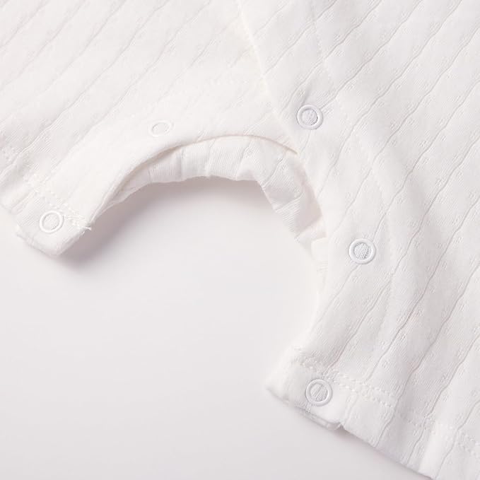 Organic Cotton Baby Summer Romper Newborn Baby Boy Girl Clothes Short Sleeve Unisex Outfits