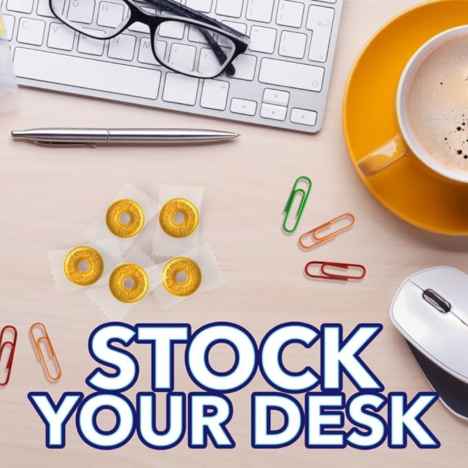 LIFE SAVERS Hard Candy - Butter Rum, Candy Bulk Individually Wrapped, For Party Favors & More, Pack of 4