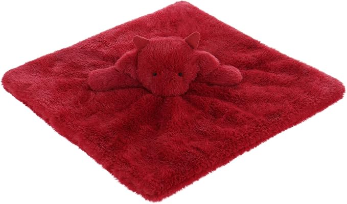Apricot Lamb Red Dragon Soft Loveys for Babies, Security Blanket for Baby Boy and Girl, 13.8 Inches for Infant and Toddlers