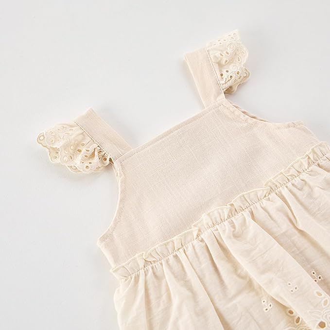 Toddler Baby Girl Summer Floral Sleeveless Romper - Ideal for 3M - 24M