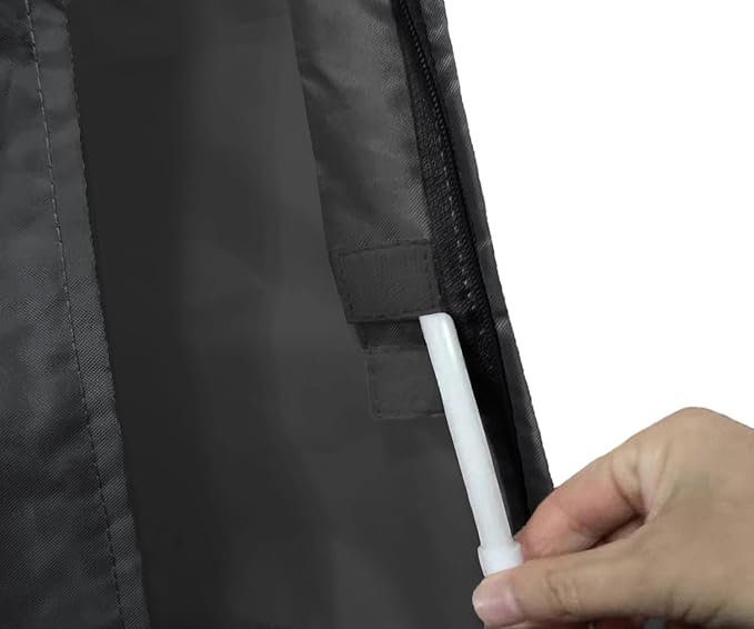 Patio Umbrella Cover for 9ft to 11ft Offset Umbrella, Water Resistant, Curved Cantilever and Straight Pole Parasol Outdoor Umbrellas Cover with Zipper and Rod