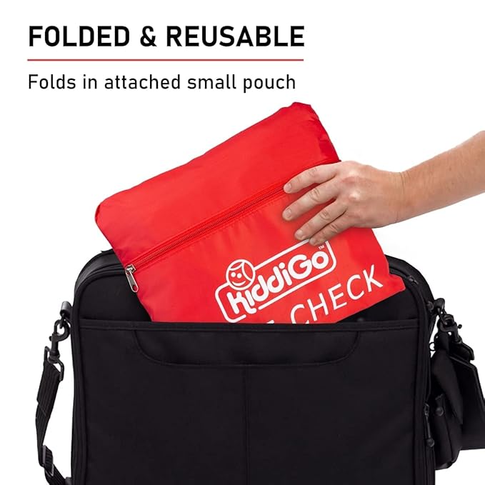 Travel Stroller Bag for Airplane, Red, 47" H x 24" W x 15" D, Fits Most Large, Single, Double, Jogging Strollers,Waterproof, Heavy-Duty Protection, Easy-to-Carry Design