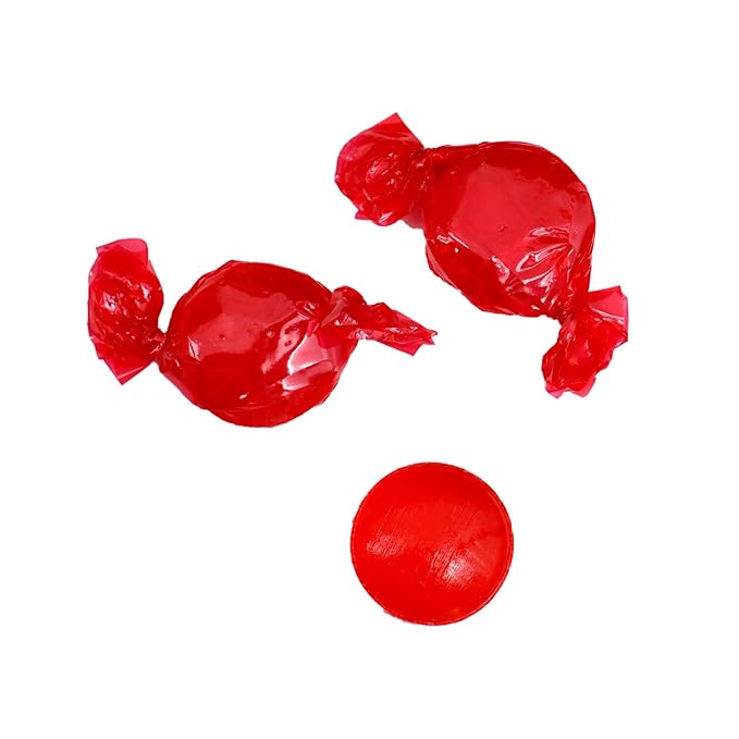 Arcor Cinnamon Discs Hard Candy, 2 Pound Bulk Candy (Approx. 150 pcs.), Cinnamon, Red Candy