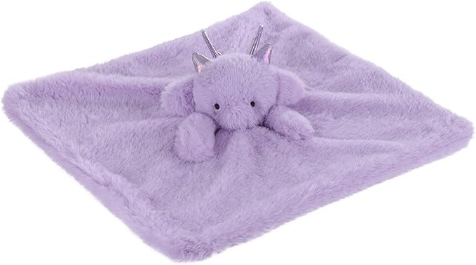 Apricot Lamb Purple Dragon Soft Loveys for Babies, Security Blanket for Baby Boy and Girl, 13.8 Inches for Infant and Toddlers