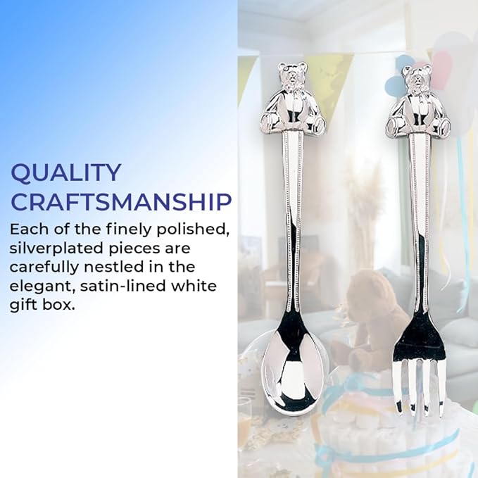 Baby’s First Curl and First Tooth Keepsake Box Collection | Adorable Teddy Bear Designs | Charming Gift | Satin-Lined White Gift Box | 6” Square