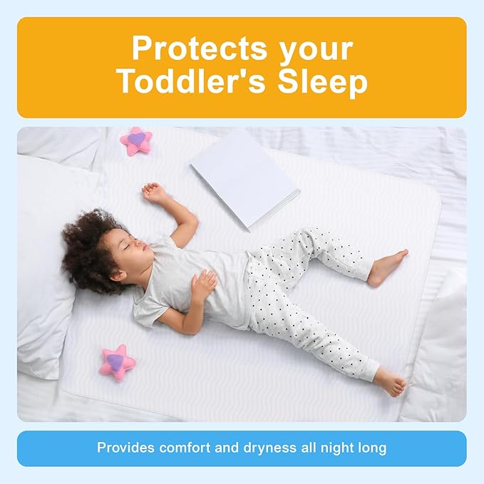 GREEN LIFESTYLE Washable Underpads - Large Bed Pads for use as Incontinence Bed Pads, Reusable Pet Pads, Great for Dogs, Cats, Bunny, Seniors Bed Pad (Pack of 4 - 34x36)