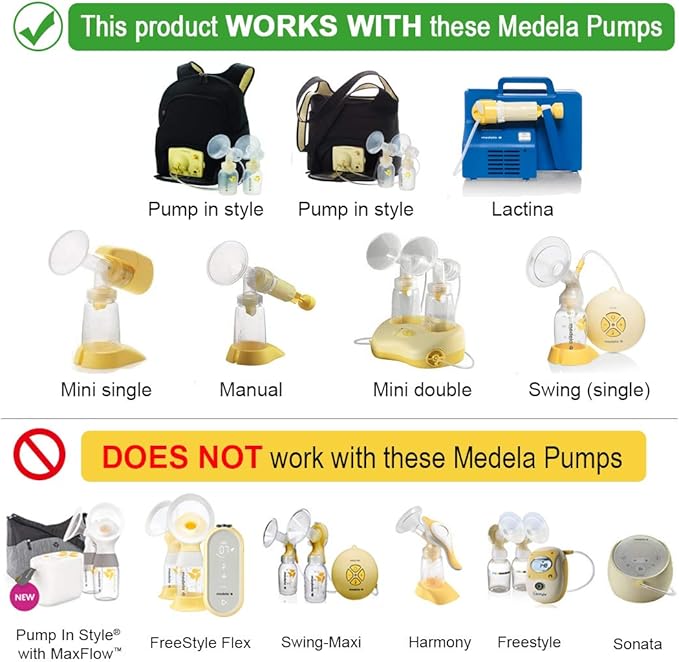 Maymom Brand 15 mm 2xOne-Piece Extra Small Breastshield w/Valve and Membrane Compatible with Medela Breast Pumps; Non-Detachable Clear