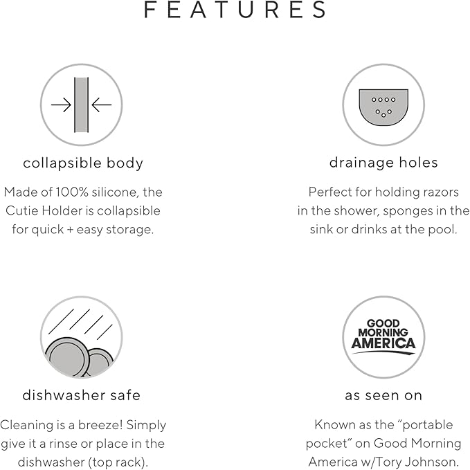 Ryan & Rose Cutie Holder Universal Stroller Cup Holder (Black (3 Pack))