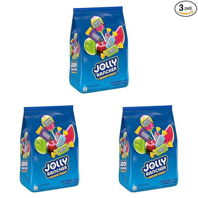 JOLLY RANCHER Assortment Stand Up Pouch 42.01 oz. (Pack of 3)