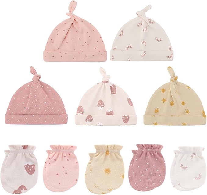 Newborn Layette Gift Set 27-Piece Baby Girl Clothes Bodysuits, Pants Essentials and Accessories 0-12Months