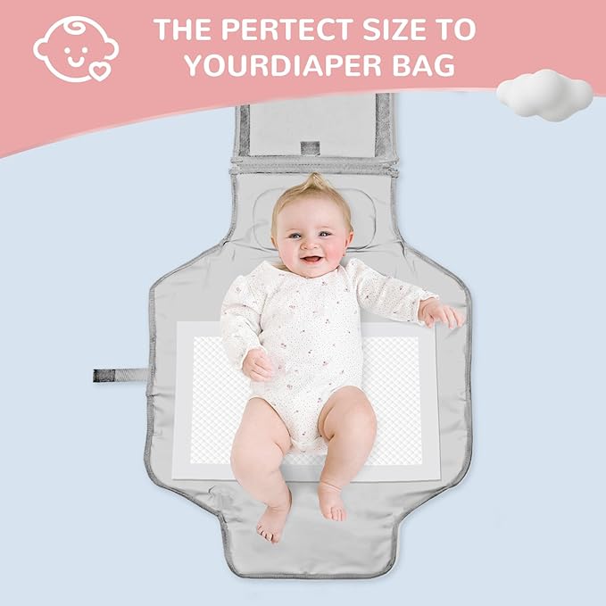 Disposable Changing Pads Liners 18"x26"(50pcs) Baby Pads, Hot Air Cotton Surface Pee Pads, Waterproof & Absorbent Diaper Changing Pads, Disposable Underpads for Baby, Toddler or Pet