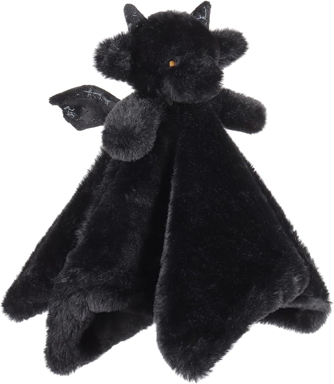 Apricot Lamb Black Dragon Soft Loveys for Babies, Security Blanket for Baby Boy and Girl, 13.8 Inches for Infant and Toddlers