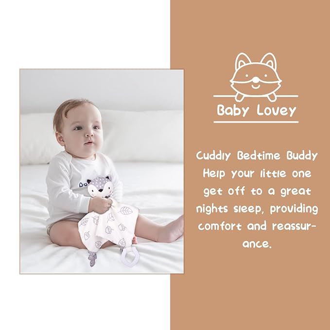 Baby Shower Gifts, Baby Gifts for Girls Boys, Unique Baby Gifts Basket Essentials Stuffs - Baby Lovey Blanket Newborn Bibs Socks Wooden Rattle & Greeting Card, Newborn Baby Gift Set