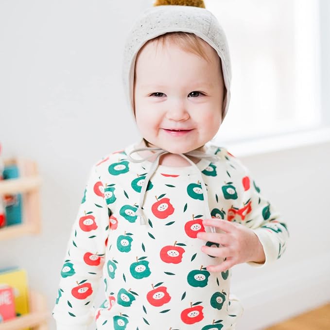 Babysoy Long Sleeve Unisex Lounge Set - Organic 2-Piece PJ Playwear Sets for Baby and Toddler