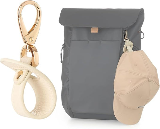Hat Clip for Travel, Hands-Free Bag, Backpack, Purse, and Hiking Gear Clip-on Holder Strap for Baseball, Snapback, and Ponytail Caps