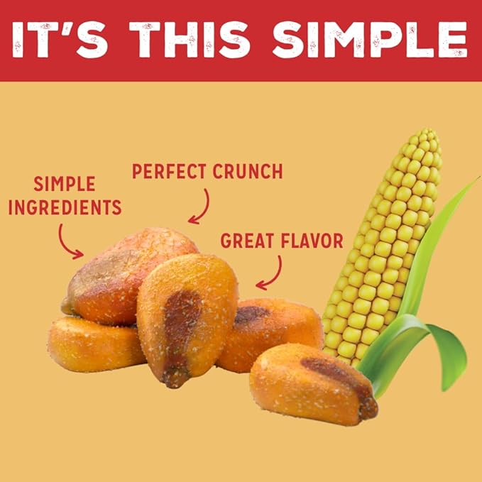 LOVE CORN | Habanero Chilli Delicious Crunchy Corn | 0.7oz, 20 bags | Low-Sugar, Gluten-Free, Plant Based, Non-GMO