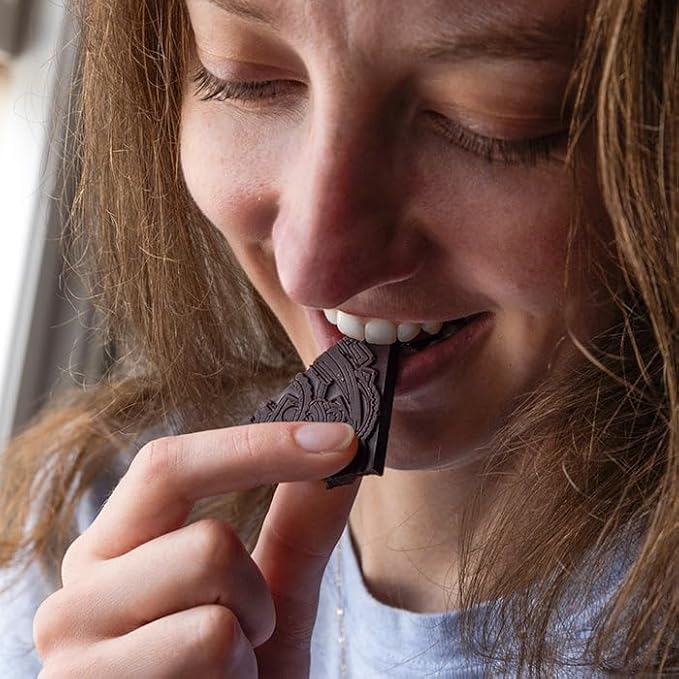 Organic Lion's Mane Mushroom 70% Dark Chocolate Bar | Functional Mushroom Supplement | 100% Fruiting Body Extracts | Made in USA