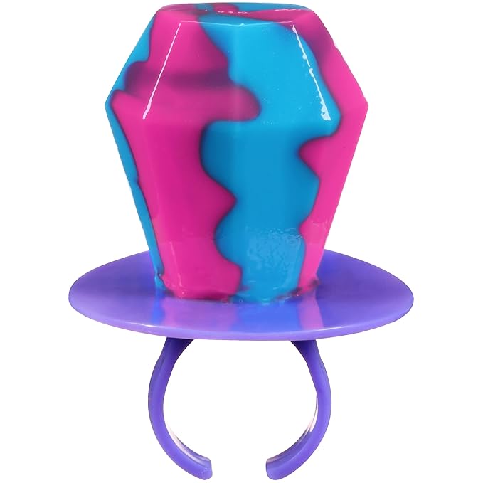 Ring Pop Lollipops - Bulk Candy Individually Wrapped Suckers Variety Party Pack- 50 Count w/ Assorted Flavors - Hard Candy for Party Favors, Kids & Goodie Bags