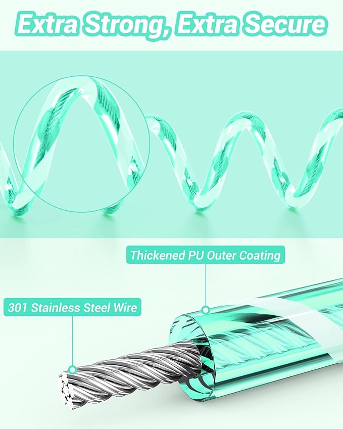 Dr.meter Anti Lost Wrist Link, 2 Pack Toddler Safety Leash with Key Lock, Reflective Child Walking Harness - Dual 8.2ft Length Kids Leash for Supermarket Mall Airport Park Zoo Crowded Places