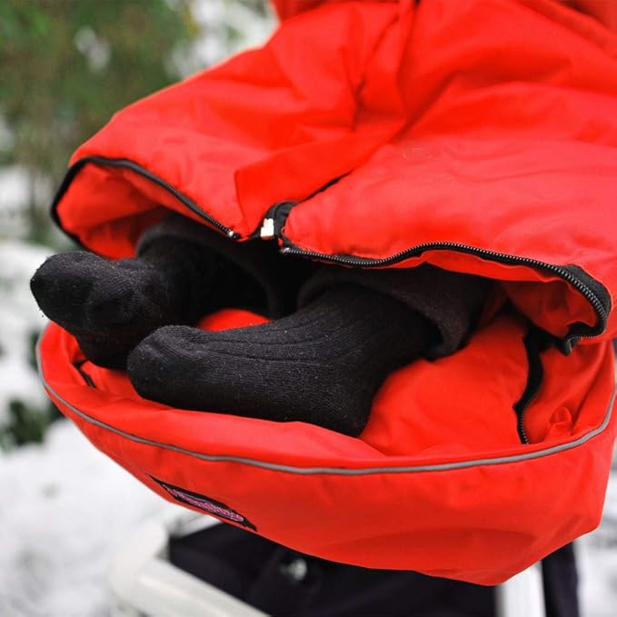 Winter Outdoor Tour Waterproof Baby Stroller Footmuff, Cozy Warm Toddler Sleeping Bag for Most Pushchair, Jogger, Strap Position Adjustable Stroller Blanket